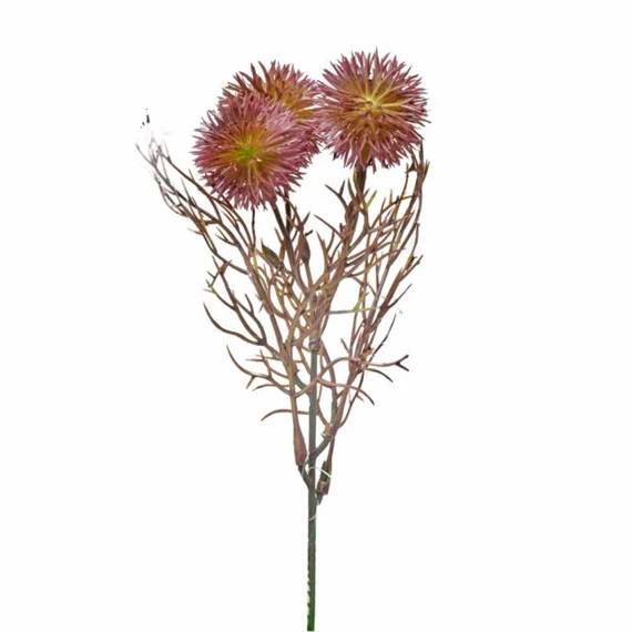 Selyemvirág bogáncs betűzős 24 cm