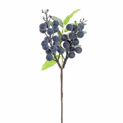 Selyemvirág bogyós ág 26 cm