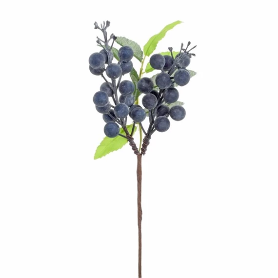 Selyemvirág bogyós ág 26 cm