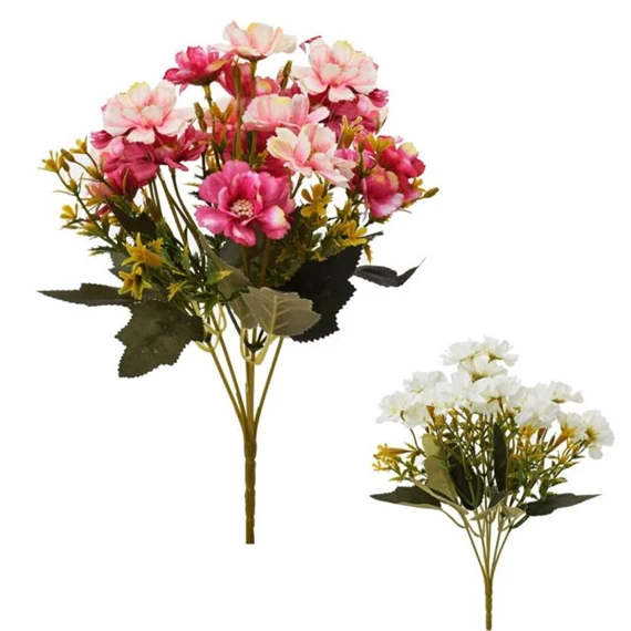 Selyemvirág cosmos csokor 28 cm 2féle