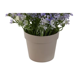 Selyemvirág cserepes 18x18x19 cm 3 féle