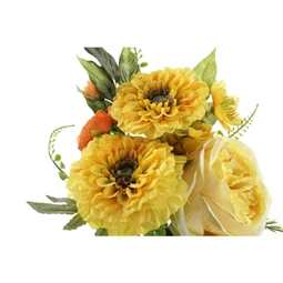 Selyemvirág Rózsa csokor 20x20x37 cm