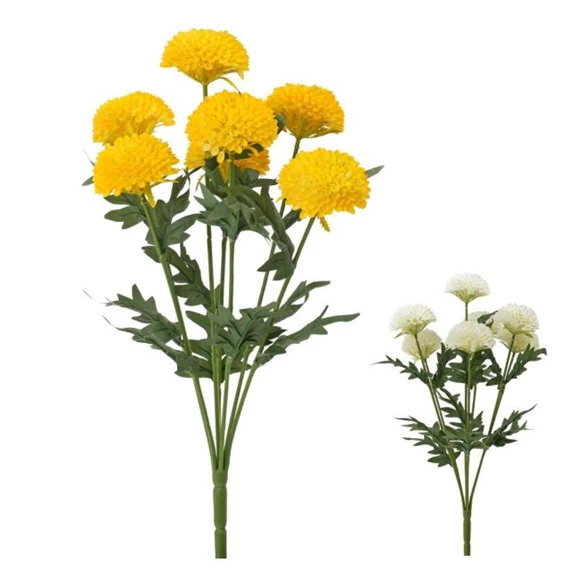 Selyemvirág csokor dália 44 cm 2féle