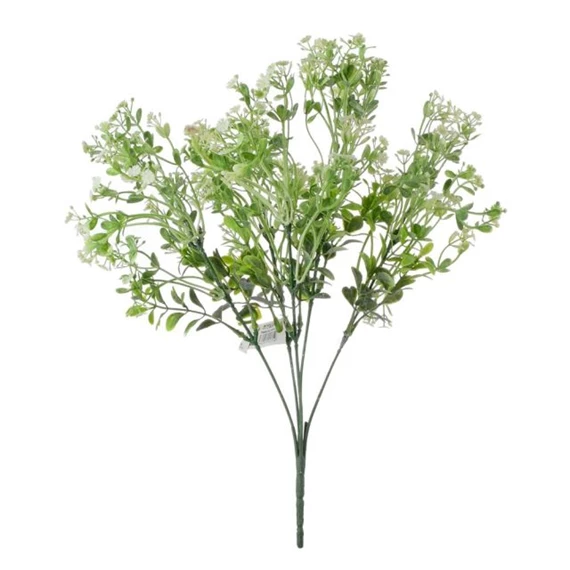 Selyemvirág csokor hamvas 36 cm