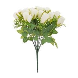 Selyemvirág csokor rózsa 44 cm