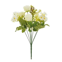 Selyemvirág csokor rózsa 42 cm