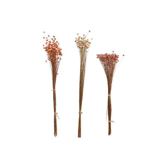 Selyemvirág csokor szárazvirág 10x10x30 cm 3 féle