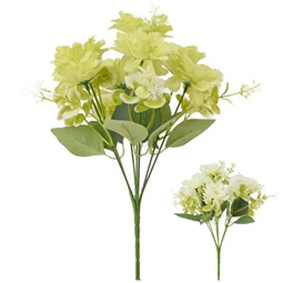 Selyemvirág csokor szellőrózsa 30 cm 2féle