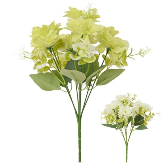 Selyemvirág csokor szellőrózsa 30 cm 2féle