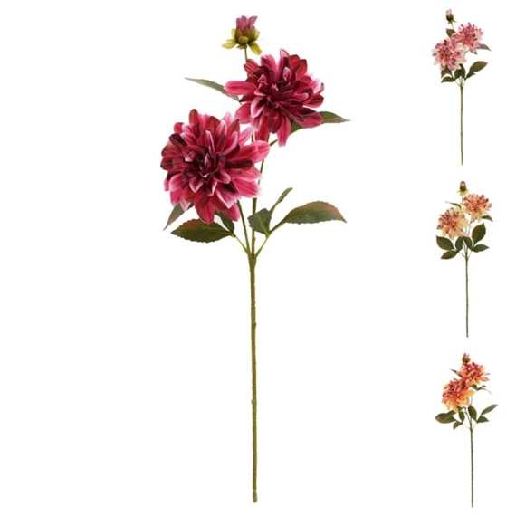 Selyemvirág dália 68 cm 4féle