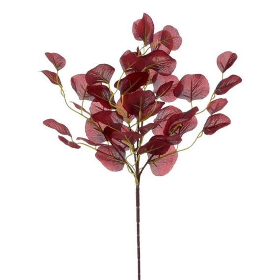 Selyemvirág eukaliptusz csokor 49 cm