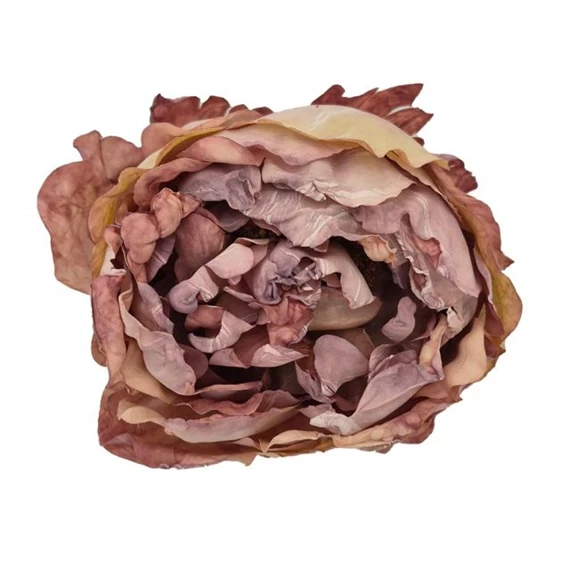 Selyemvirág fej bazsarózsa 10 cm