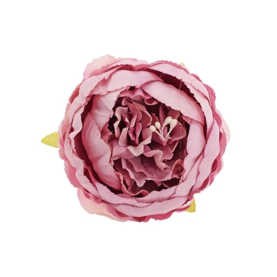 Selyemvirág fej bazsarózsa 7 cm