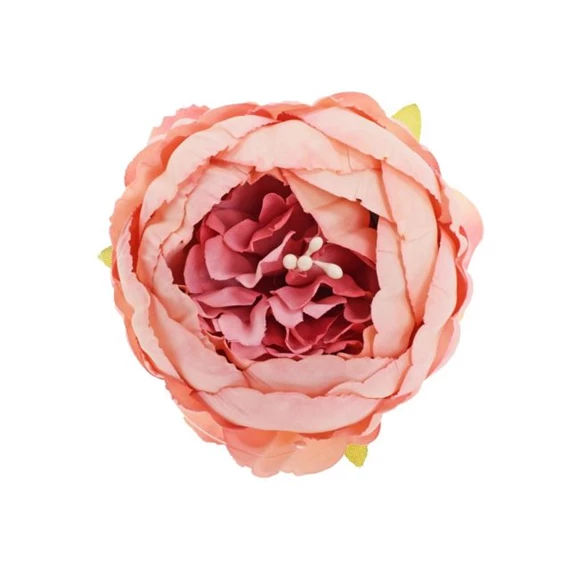 Selyemvirág fej bazsarózsa 7 cm