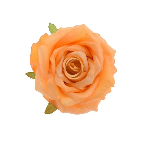 Selyemvirág fej rózsa 10 cm