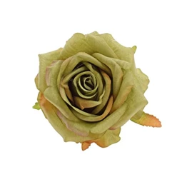 Selyemvirág fej rózsa 10 cm