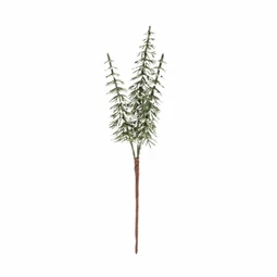 Selyemvirág fenyő, havas, betűzős 34 cm