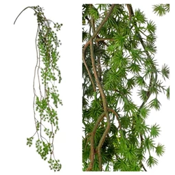 Selyemvirág fenyőág csüngő 130 cm