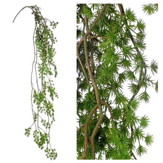 Selyemvirág fenyőág csüngő 130 cm
