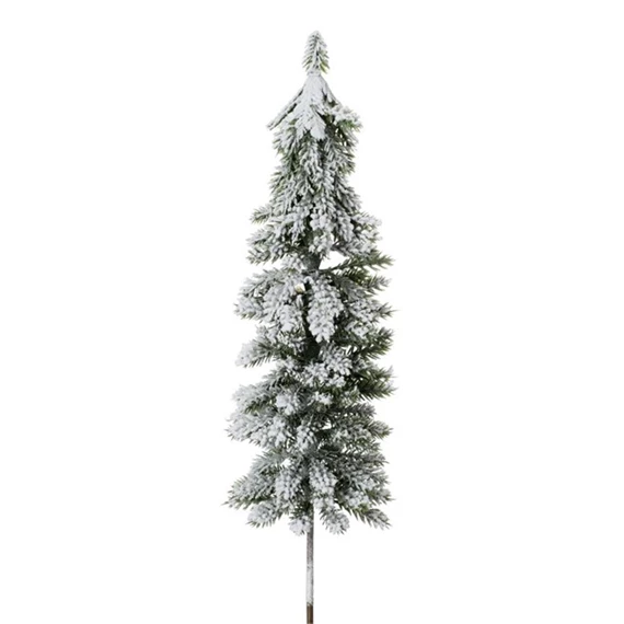 Selyemvirág fenyőág deres 30 cm