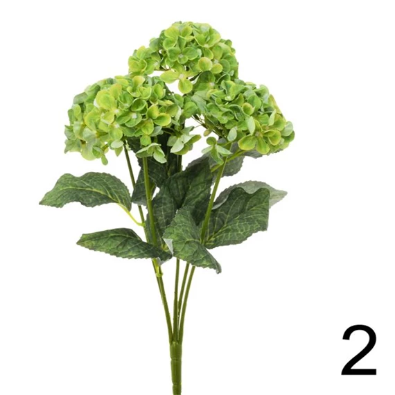 Selyemvirág hortenzia csokor 42 cm 3féle