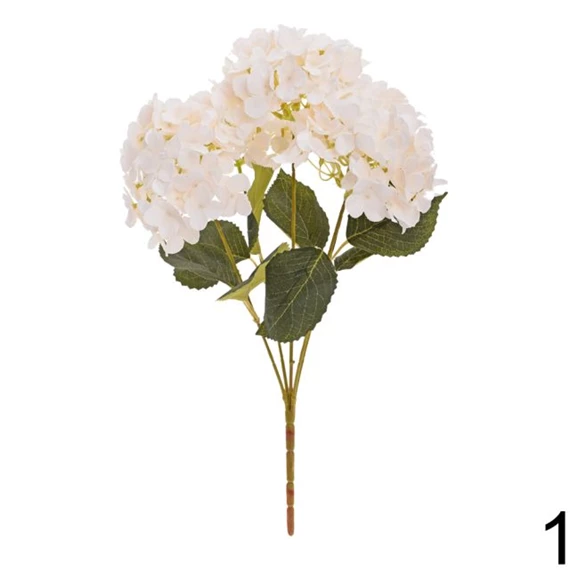 Selyemvirág hortenzia csokor 45 cm 3féle