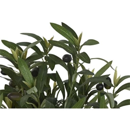 Selyemvirág kaspóban Olíva 45x45x68 cm