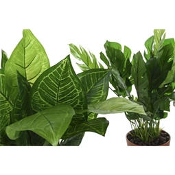 Selyemvirág kaspóban 20x20x45 cm 2 féle