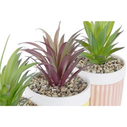 Selyemvirág 10x10x18 cm 3 féle