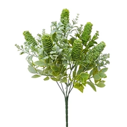 Selyemvirág levél csokor 33 cm