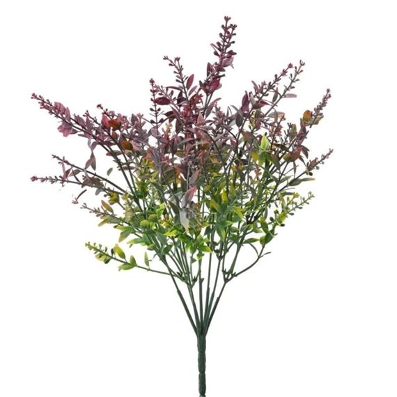 Selyemvirág leveles csokor 35 cm