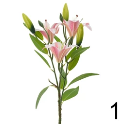 Selyemvirág liliom csokor 46 cm 2féle