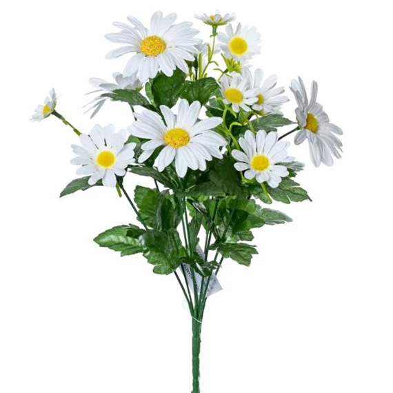 Selyemvirág magaréta csokor 40 cm