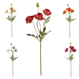 Selyemvirág pipacs 68 cm 5féle