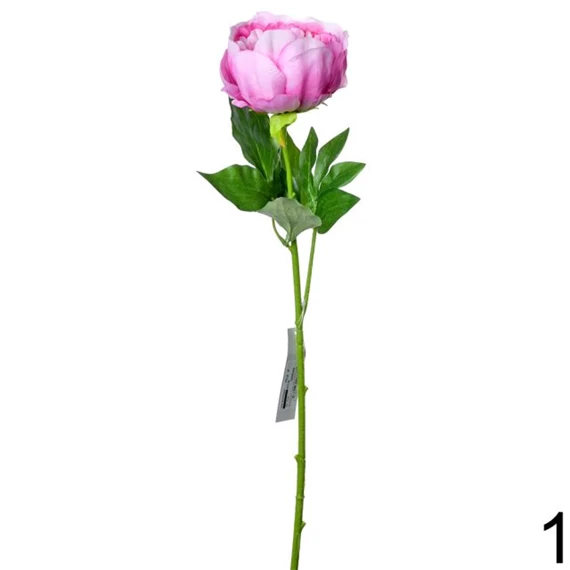 Selyemvirág pünkösdi rózsa 58 cm 3féle