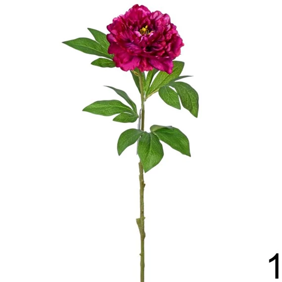 Selyemvirág pünkösdi rózsa 70 cm 3féle