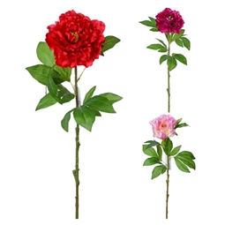 Selyemvirág pünkösdi rózsa 70 cm 3féle