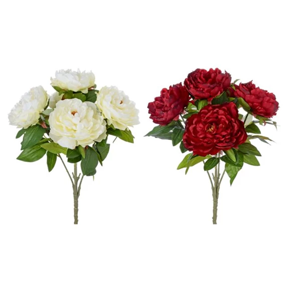 Selyemvirág pünkösdi rózsacsokor 46 cm 2féle