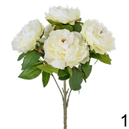 Selyemvirág pünkösdi rózsacsokor 46 cm 2féle