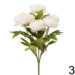 Selyemvirág pünkösdi rózsacsokor 52 cm 3féle