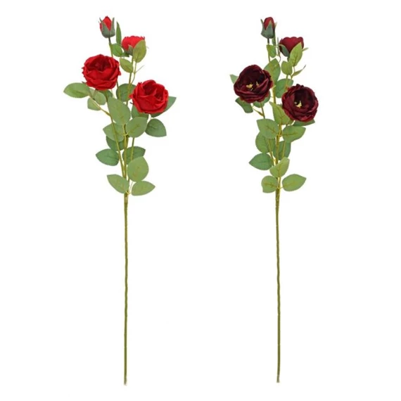 Selyemvirág rózsa 68 cm 2féle