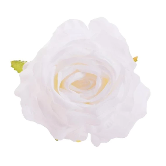 Selyemvirág rózsa virágfej (min.menny. 12) 10 cm