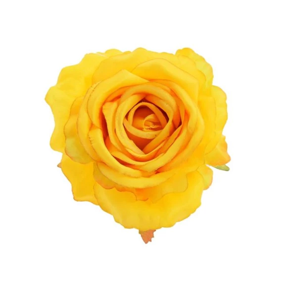 Selyemvirág rózsa virágfej (min.menny. 12) 10 cm