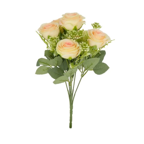 Selyemvirág Rózsacsokor 30 cm