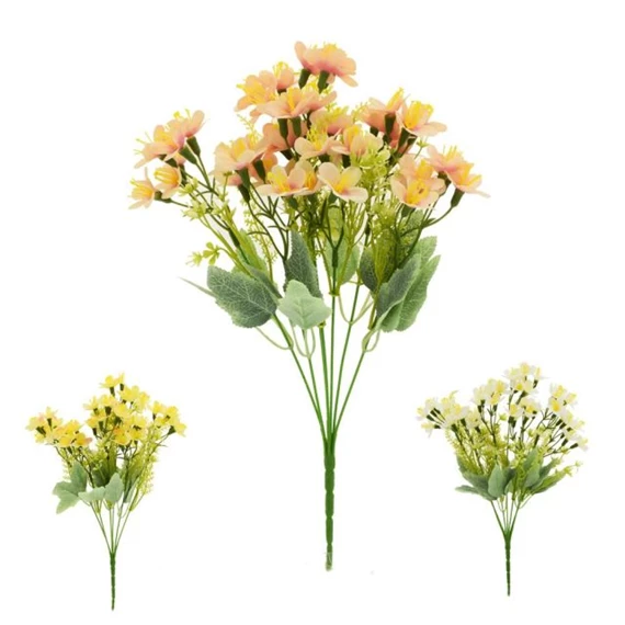 Selyemvirág százszorszép csokor 36 cm 3féle