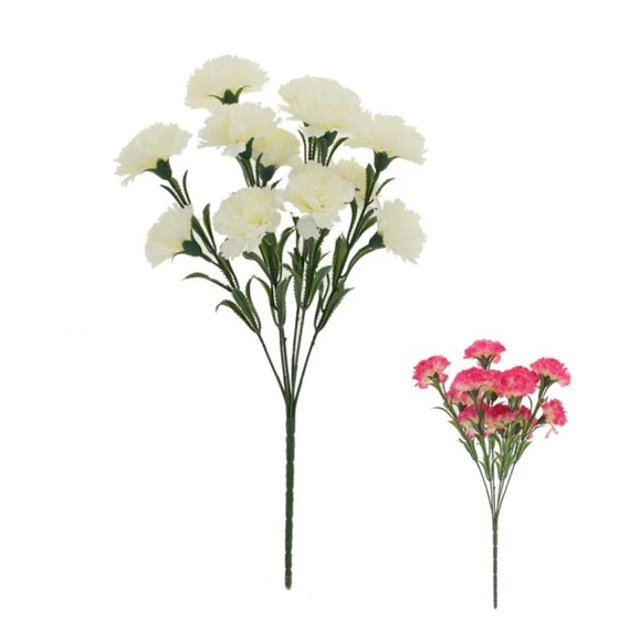 Selyemvirág szegfű csokor 44 cm 2féle