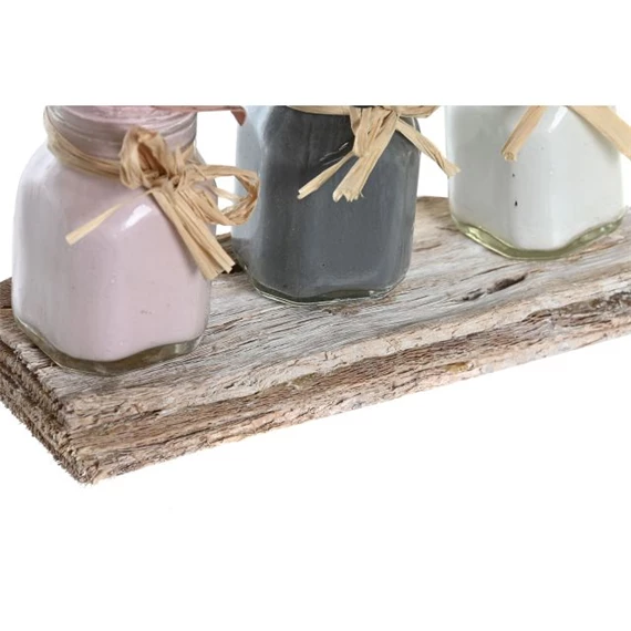 Selyemvirág szett szárazvirág 20x8x20 cm 2 féle S/3