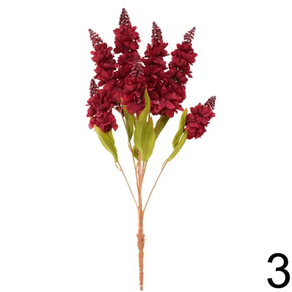 Selyemvirág viola csokor 61 cm 3féle