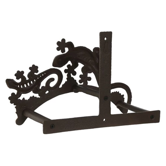 Slagtartó öntöttvasból, gyíkkal 29x13,5x18 cm