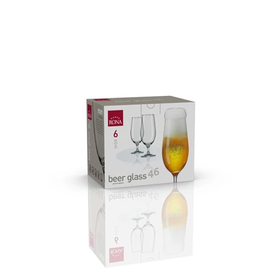 Sörös pohár BEER 420 ml 7,8x19,6 cm S/6